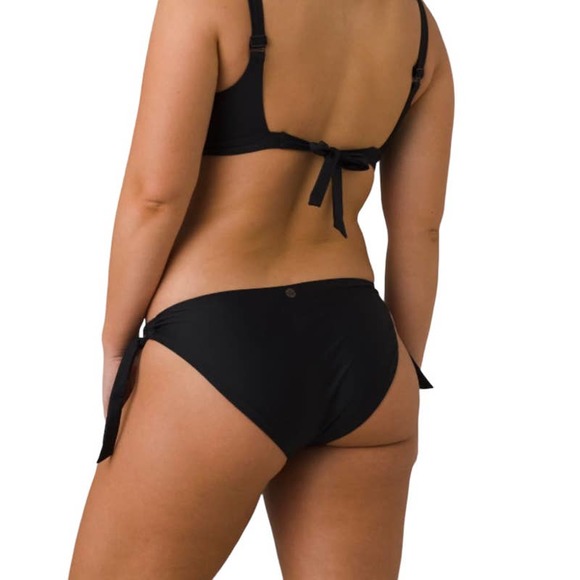 prAna Women's Black Audrey Bikini Bottom Size XL NWT - Picture 2 of 11